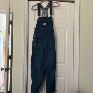 Levi's Classic Blue Denim Overalls